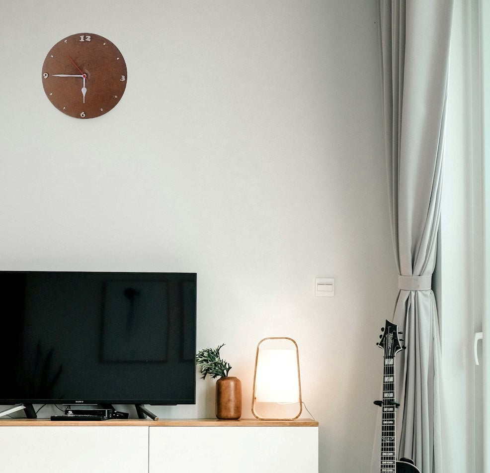 Handmade Cow Dung Wall Clock - Eco-Friendly Home Decor