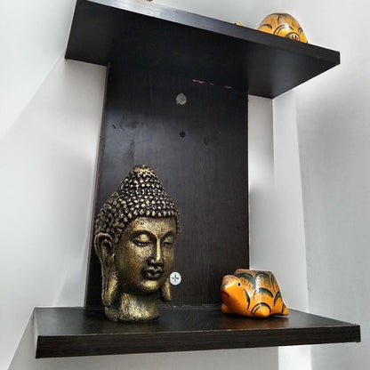 Handmade Organic Cow Dung Buddha Statue for Home Decor | Eco-Friendly